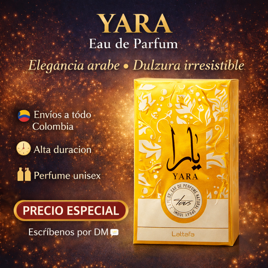YARA Eau de Parfum Tous – Perfume Árabe Original (100ml)